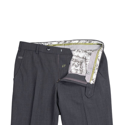 meyer dk grey travel wool pant
