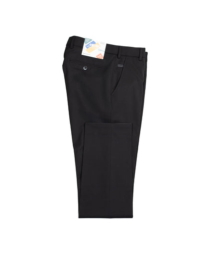 meyer charcoal travel wool pant