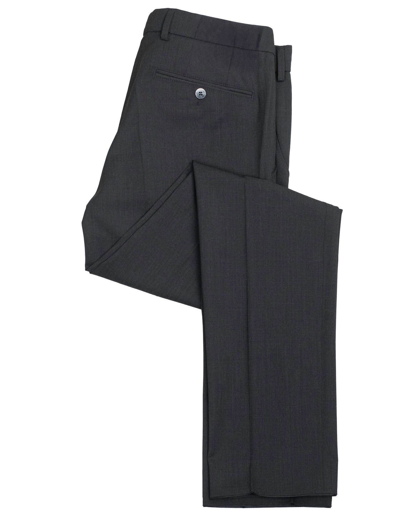 meyer charcoal travel wool pant
