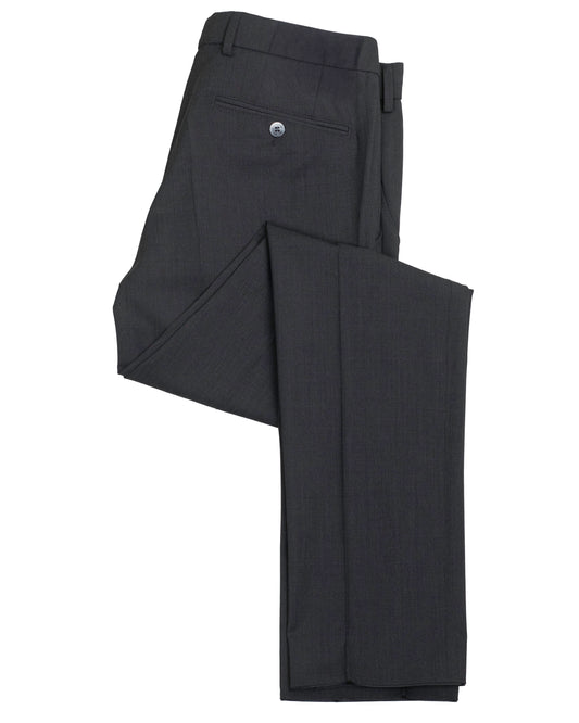 meyer charcoal travel wool pant