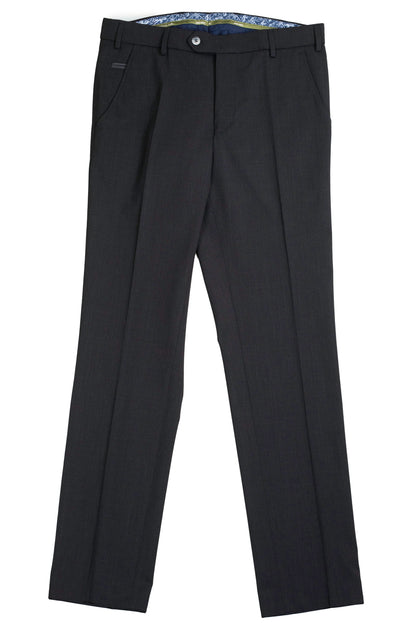 meyer charcoal travel wool pant