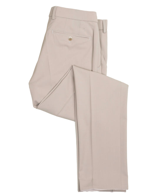 meyer khaki travel wool pant