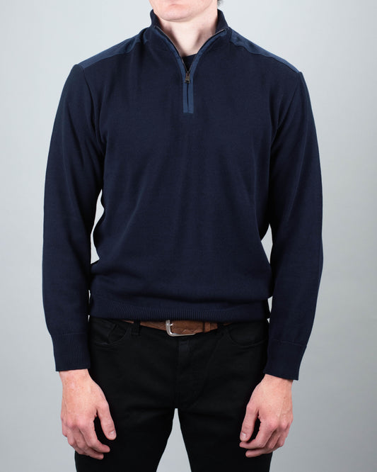 paul and shark cotton zip sweater