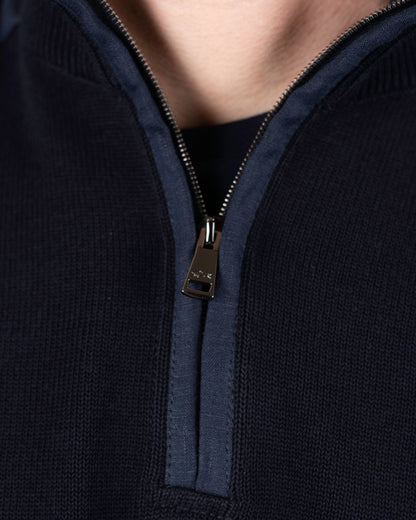 paul and shark cotton zip sweater