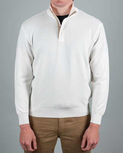 paul and shark summer wool zip sweater