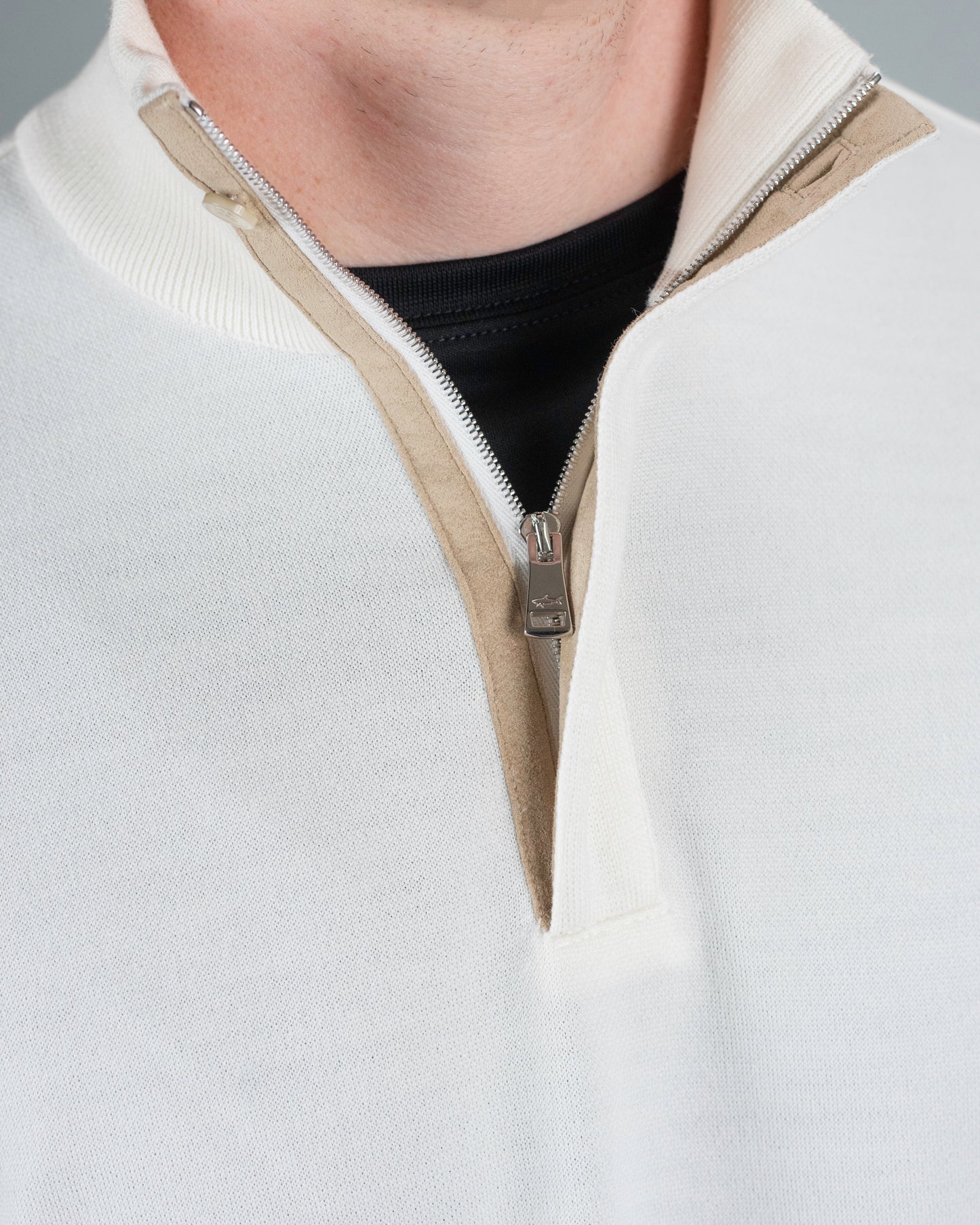 paul and shark summer wool zip sweater