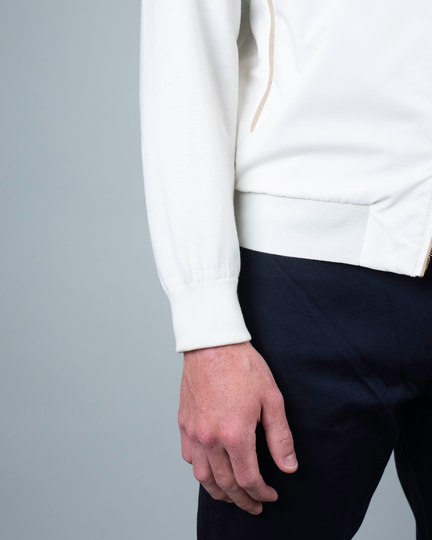 paul and shark oyster wool hybrid jacket