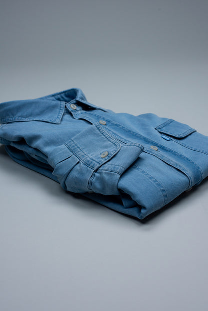 khakis brand lt denim shirt