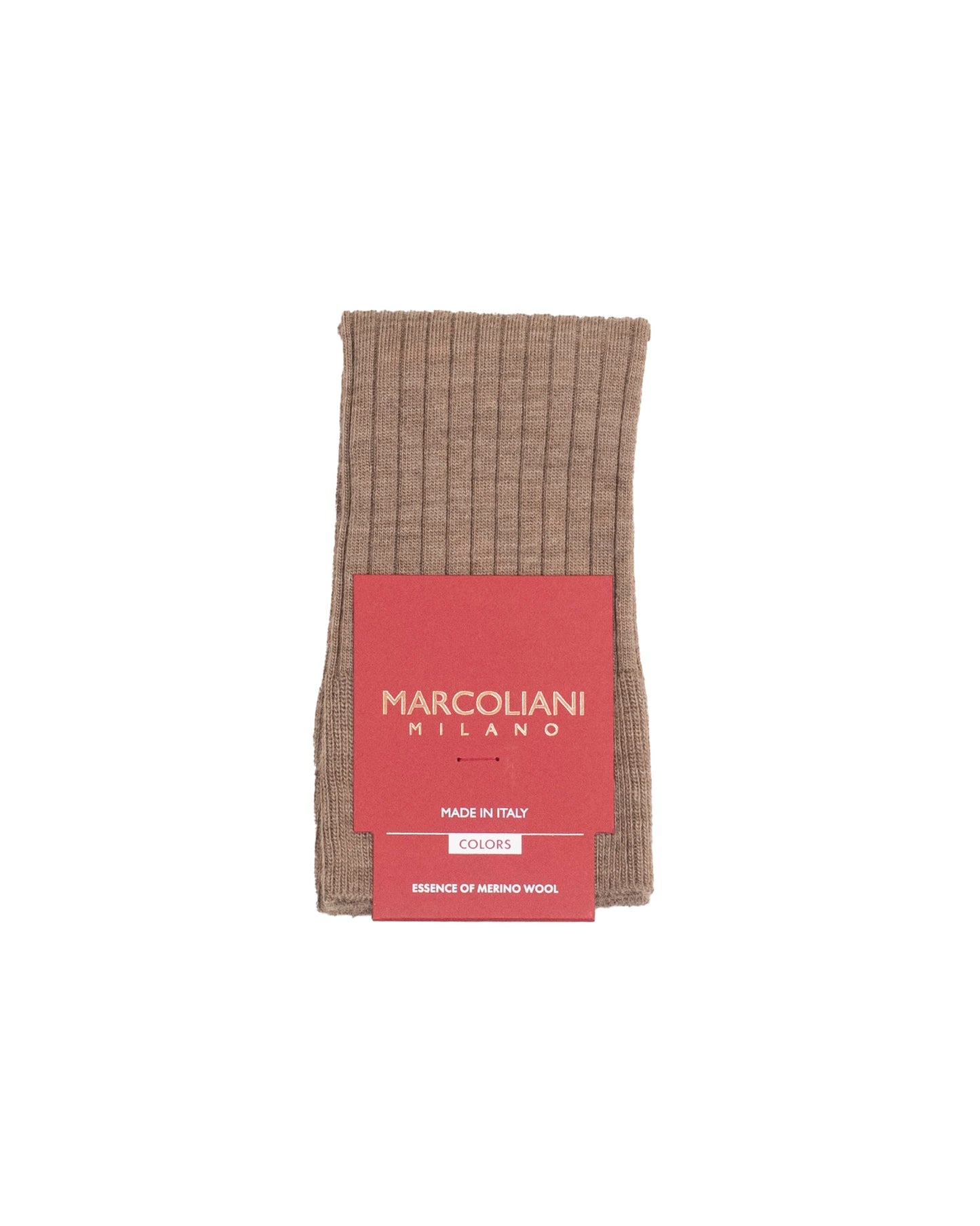 marcoliani milano ribbed wool sock