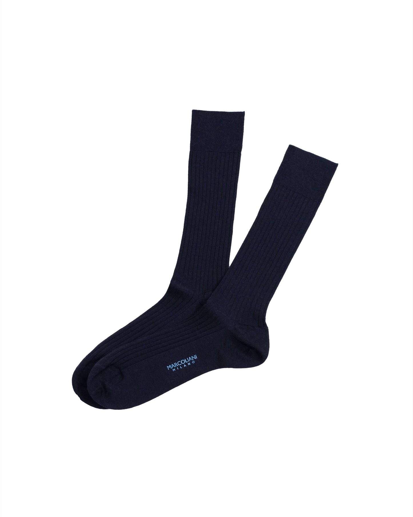 marcoliani milano ribbed wool sock