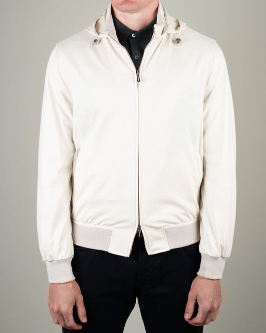 mandelli jersey zip hoodie jacket