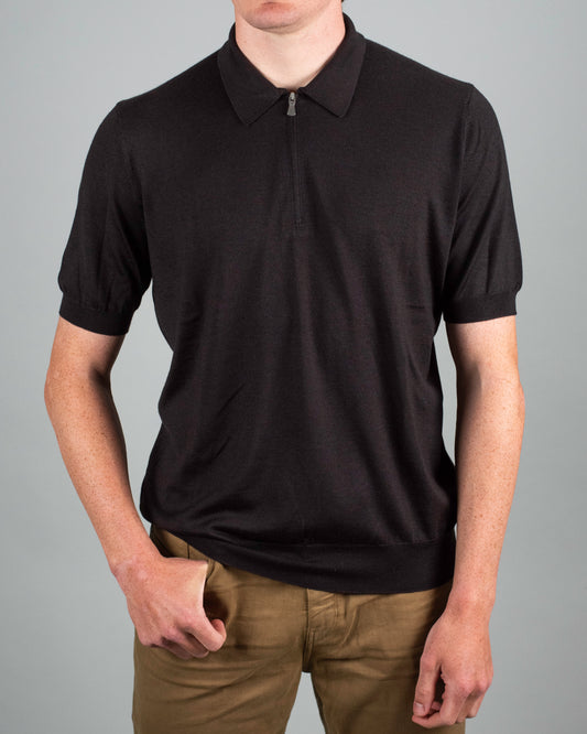 khakis brand zip polo