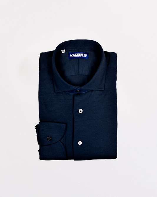 Khaki’s of Carmel - Deep Blue Merino Wool Shirt