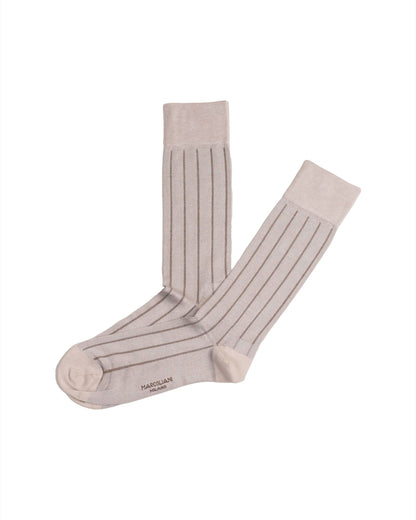 marcoliani milano pinstripe modal sock