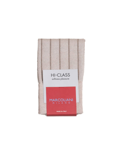 marcoliani milano pinstripe modal sock