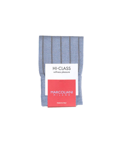 marcoliani milano pinstripe modal sock