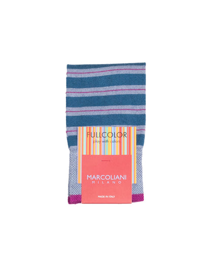 marcoliani milano stripe modal sock