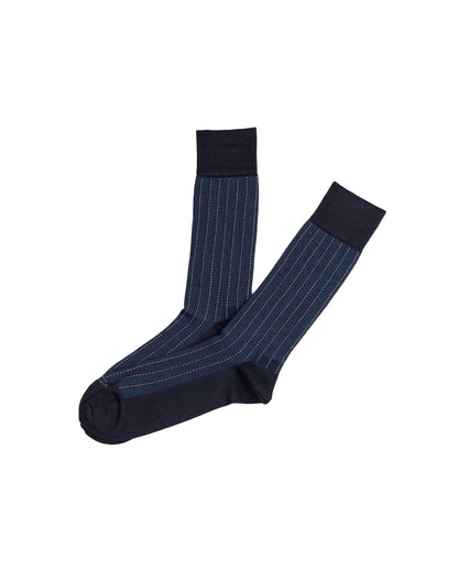 marcoliani milano pinstripe modal sock