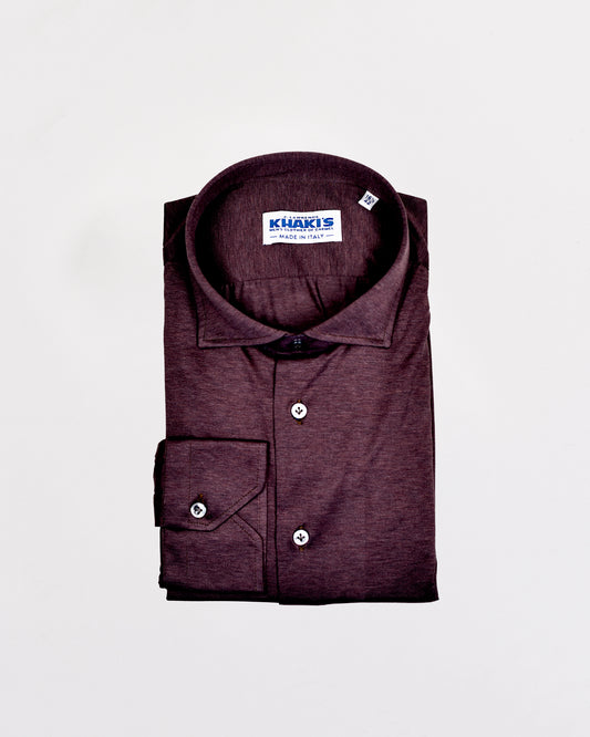 Khaki’s of Carmel - Maroon Cotton Cashmere Shirt