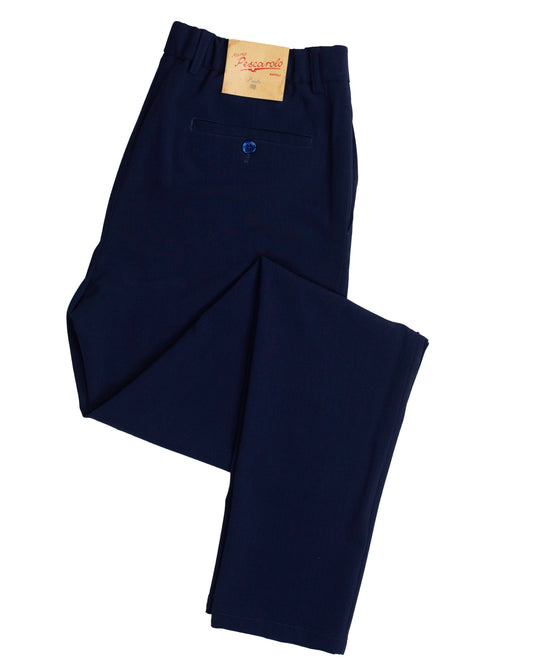 pescarolo wool crepe travel pants