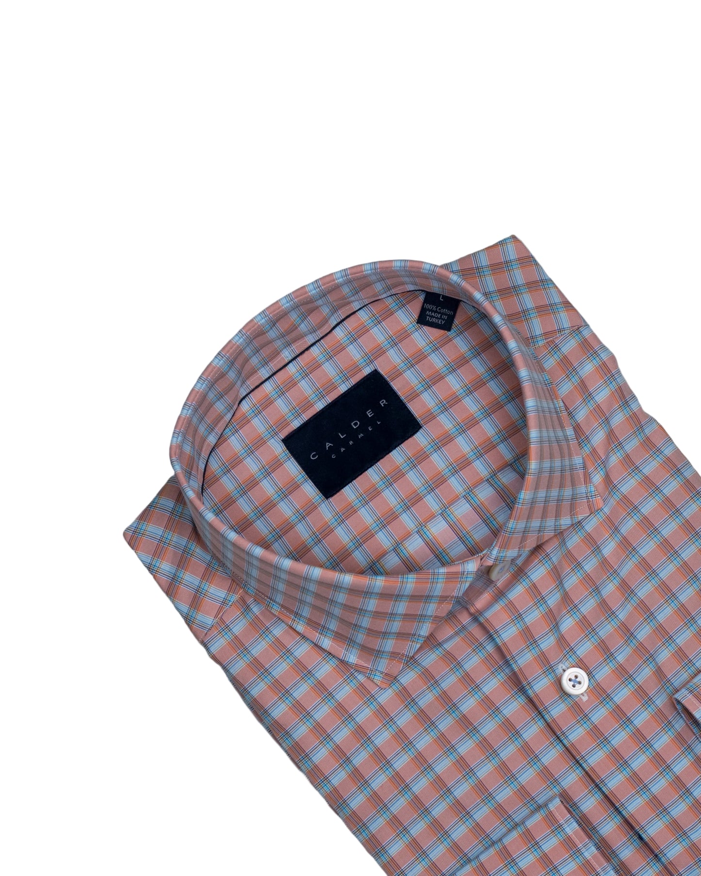 calder papaya plaid shirt