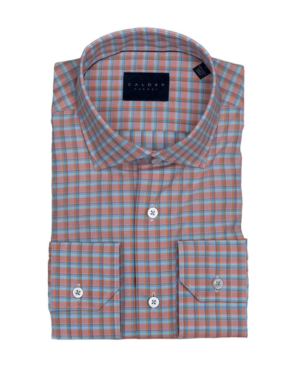 calder papaya plaid shirt