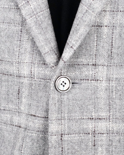 castangia grey boucle sport coat
