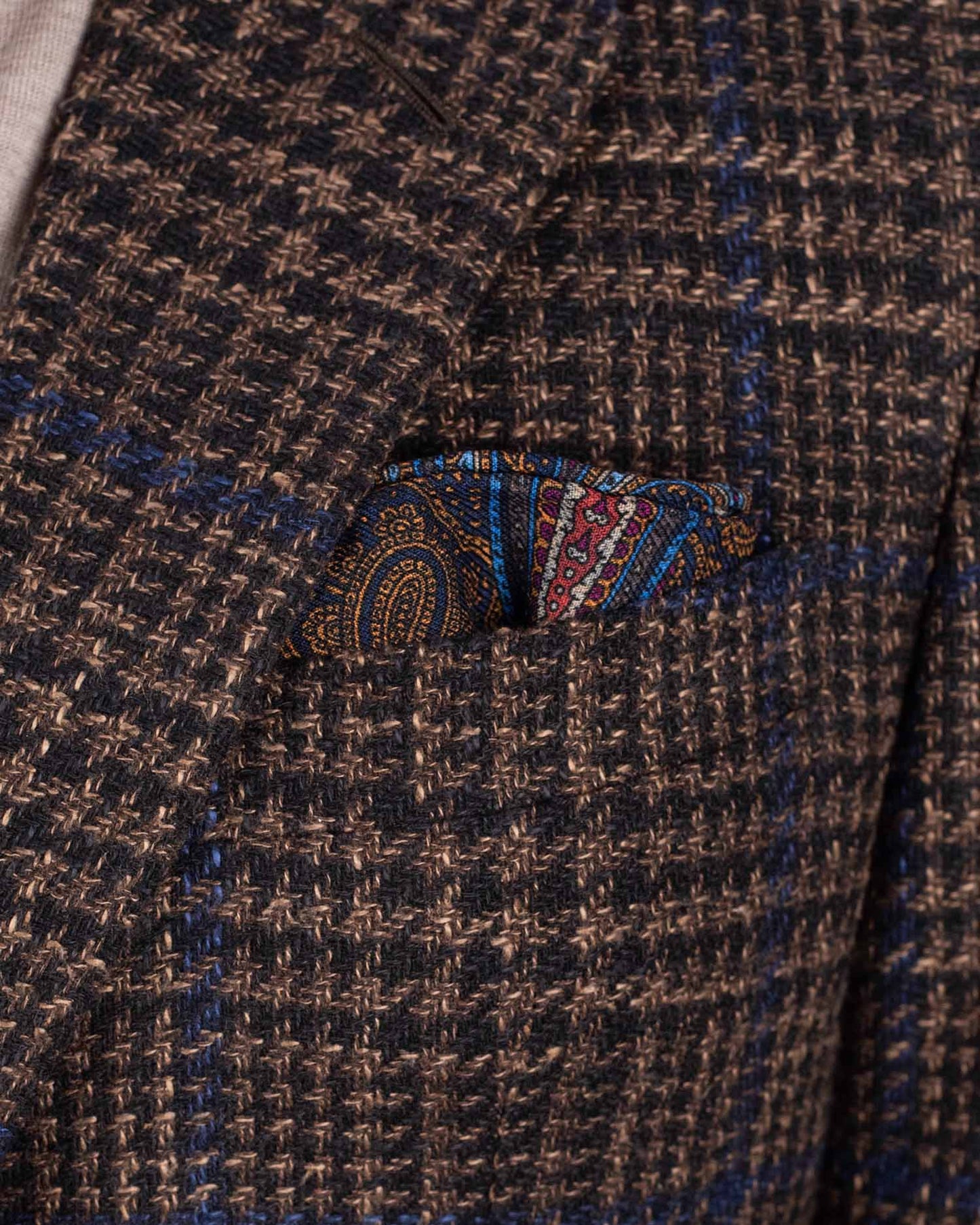 castangia brown plaid sport coat