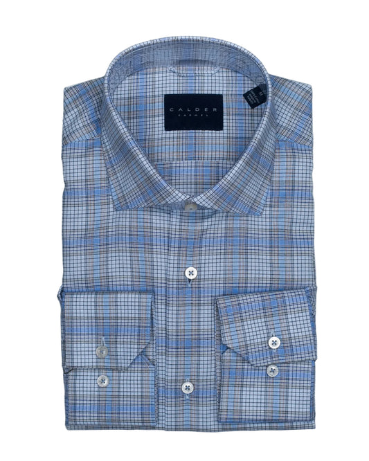 calder sky plaid shirt