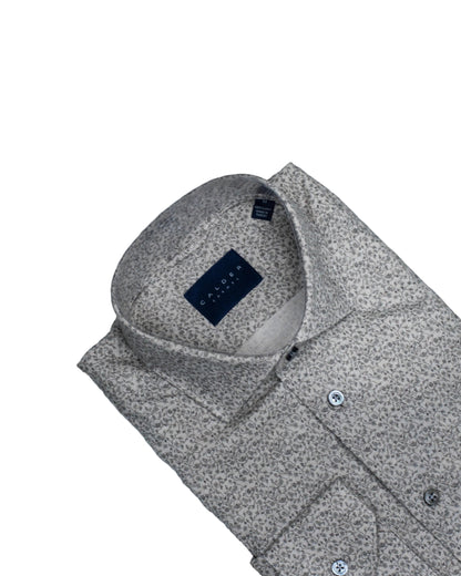 calder tan floral shirt