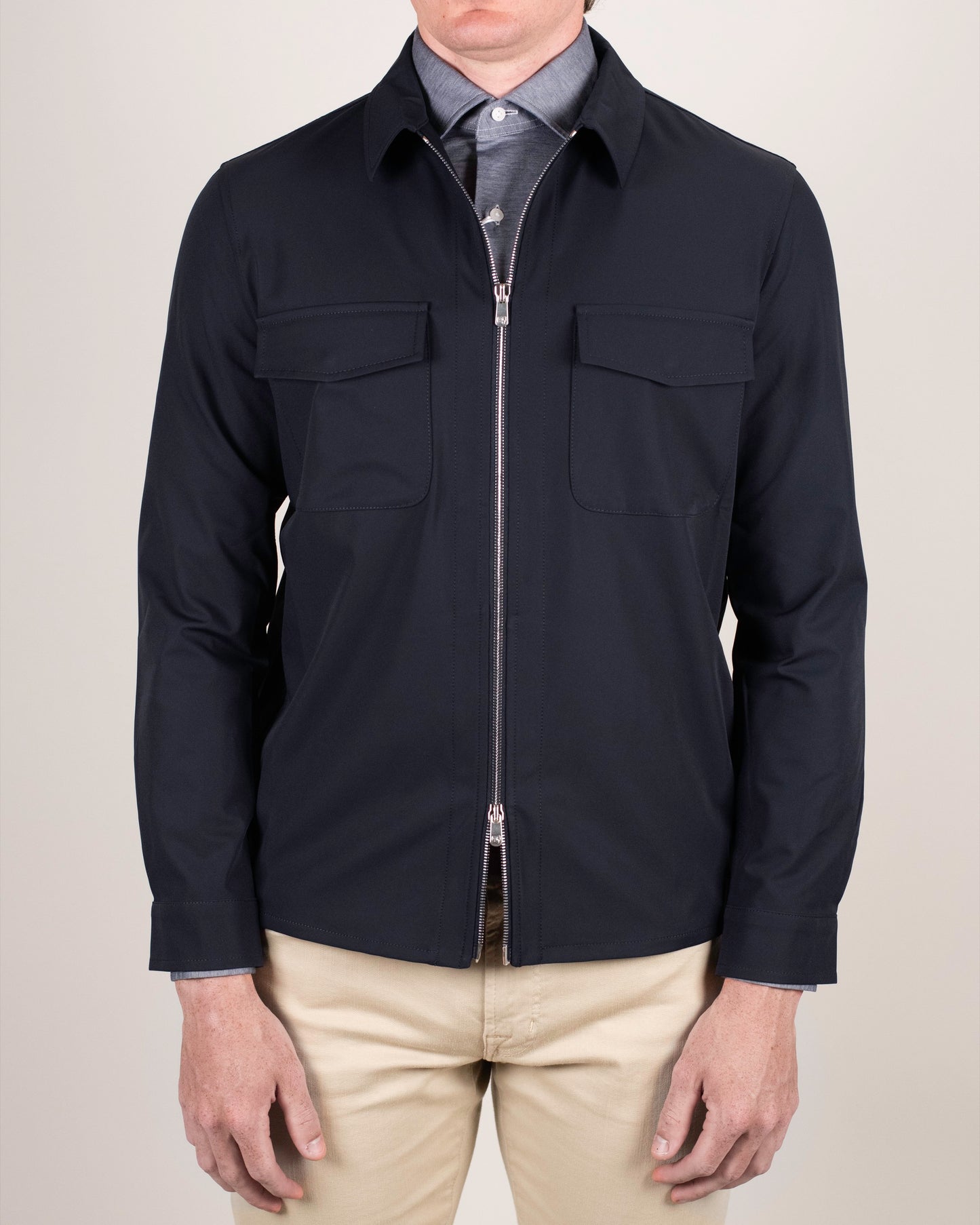 pescarolo navy performance jacket