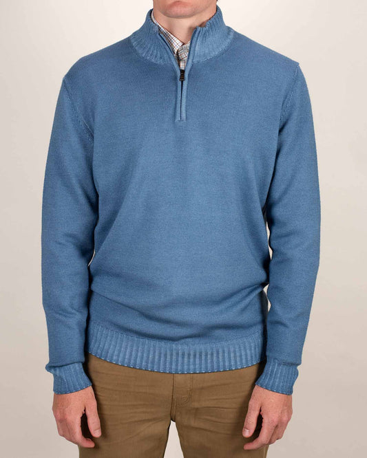 khakis brand zip sweater