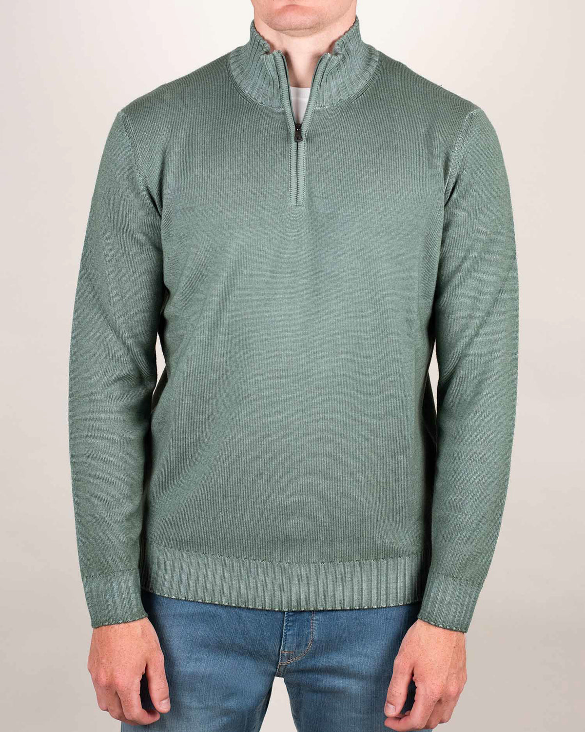 khakis brand zip sweater