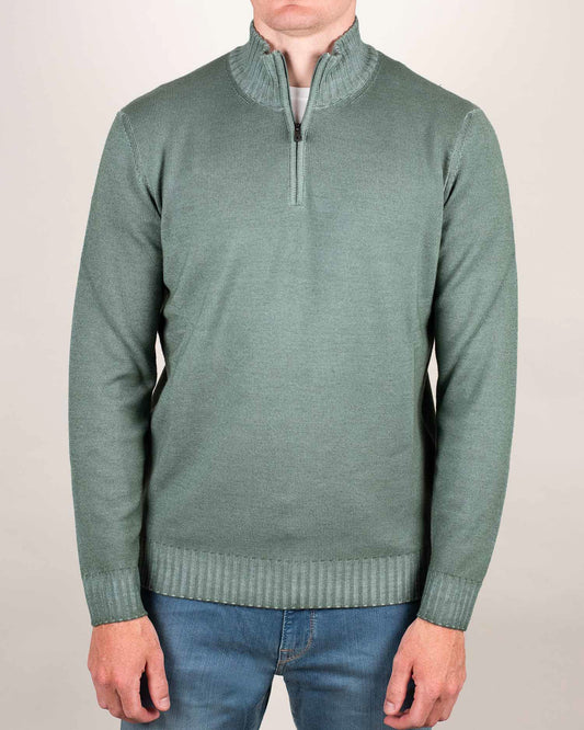 khakis brand zip sweater