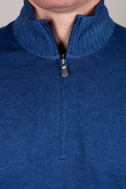 khakis brand merino quarter zip sweater