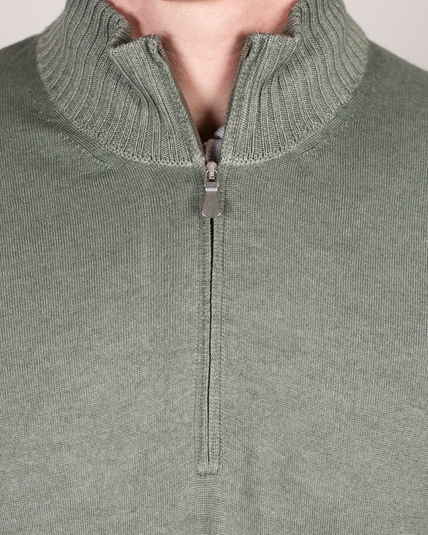 khakis brand merino quarter zip sweater