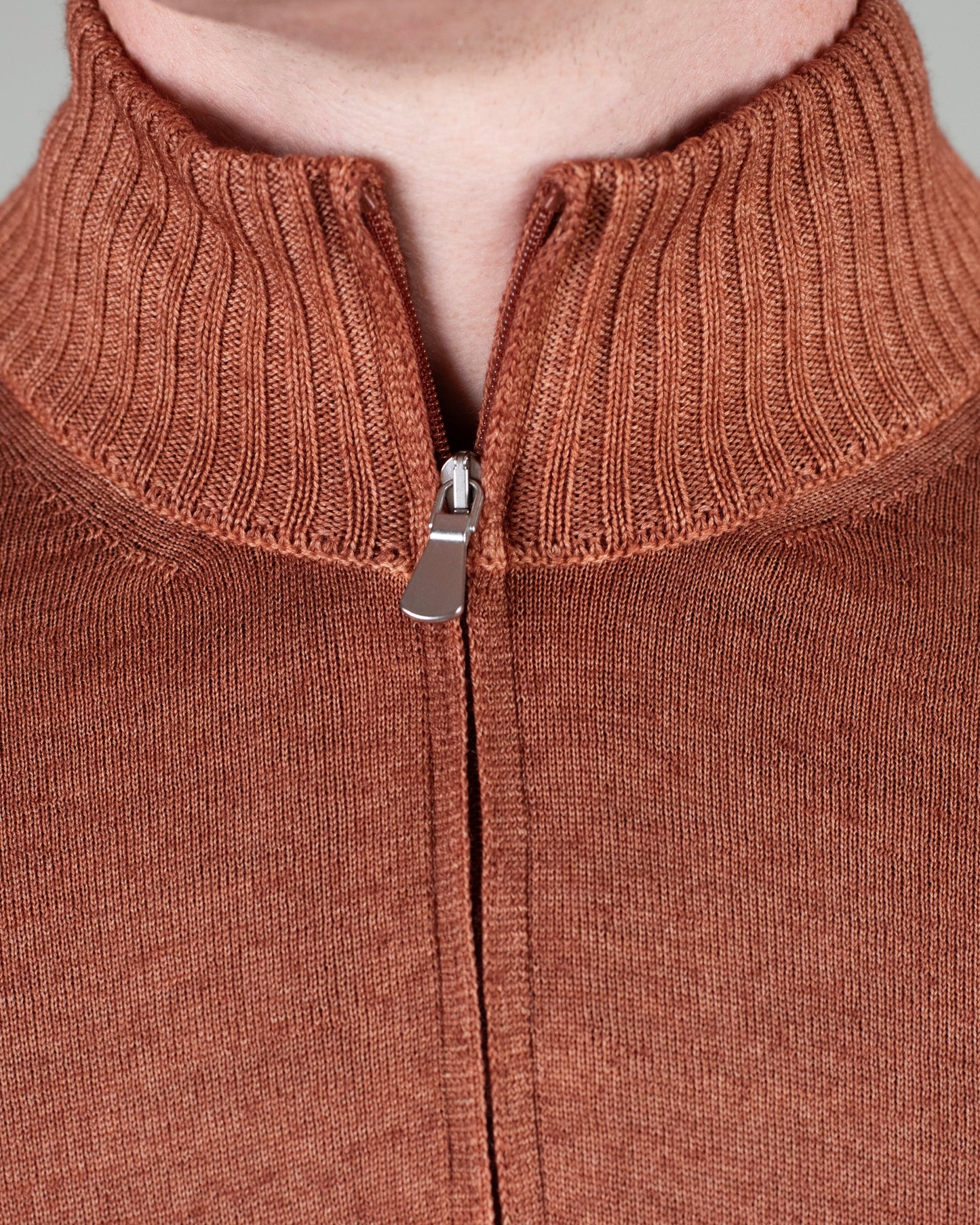 khakis brand merino quarter zip sweater