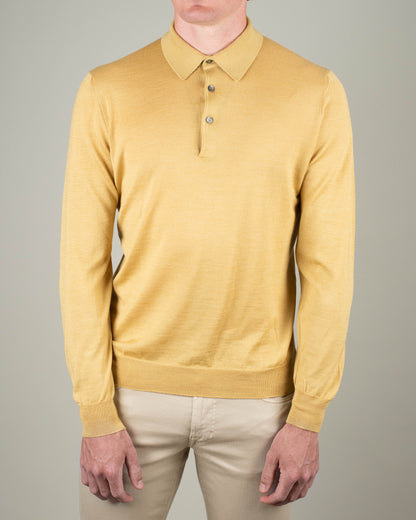 khakis brand wool silk polo
