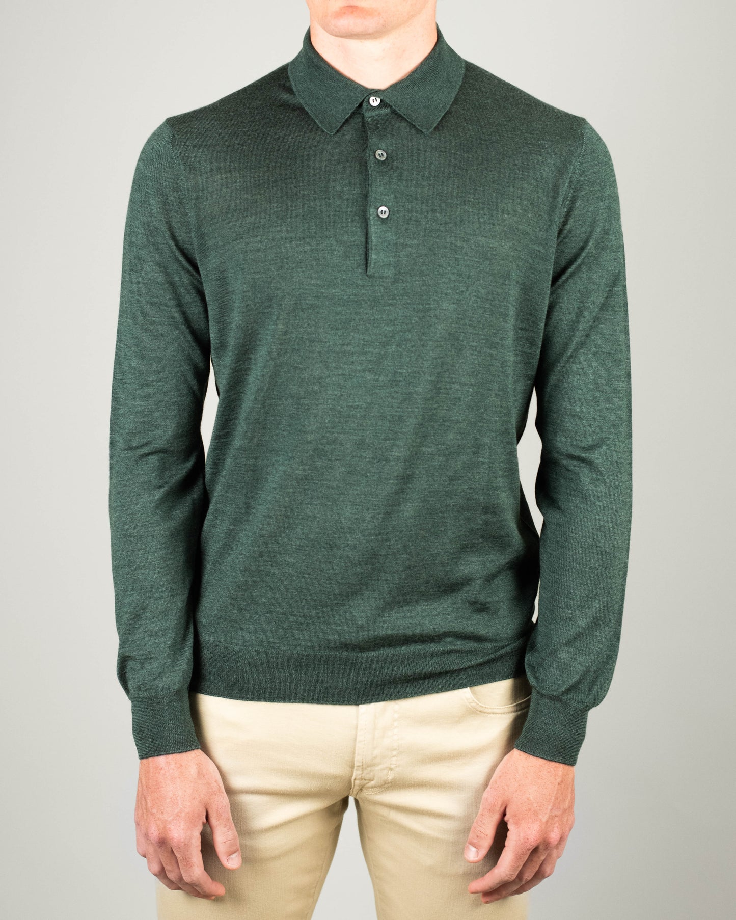 khakis brand wool silk polo