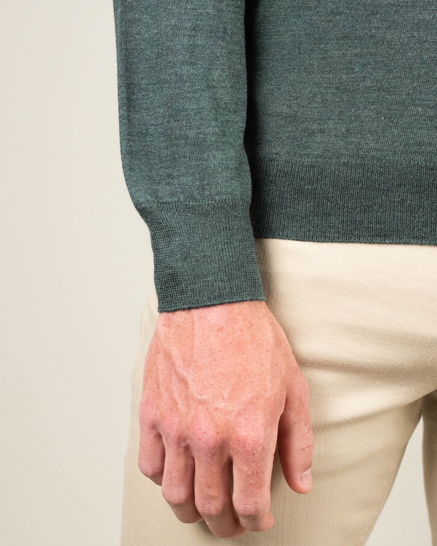 khakis brand wool silk polo