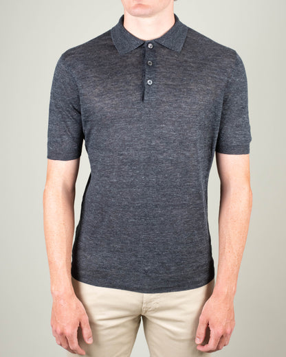 khakis brand linen ss polo