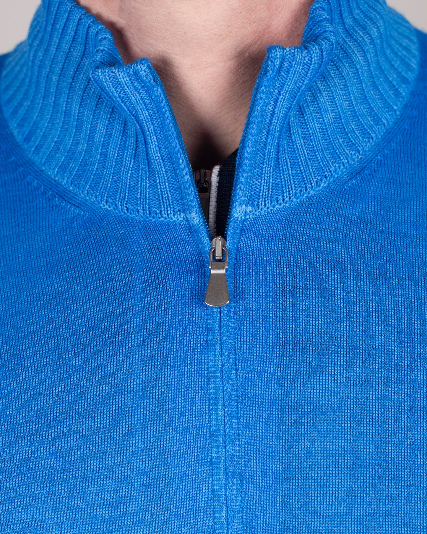 khakis brand vintage merino full zip sweater