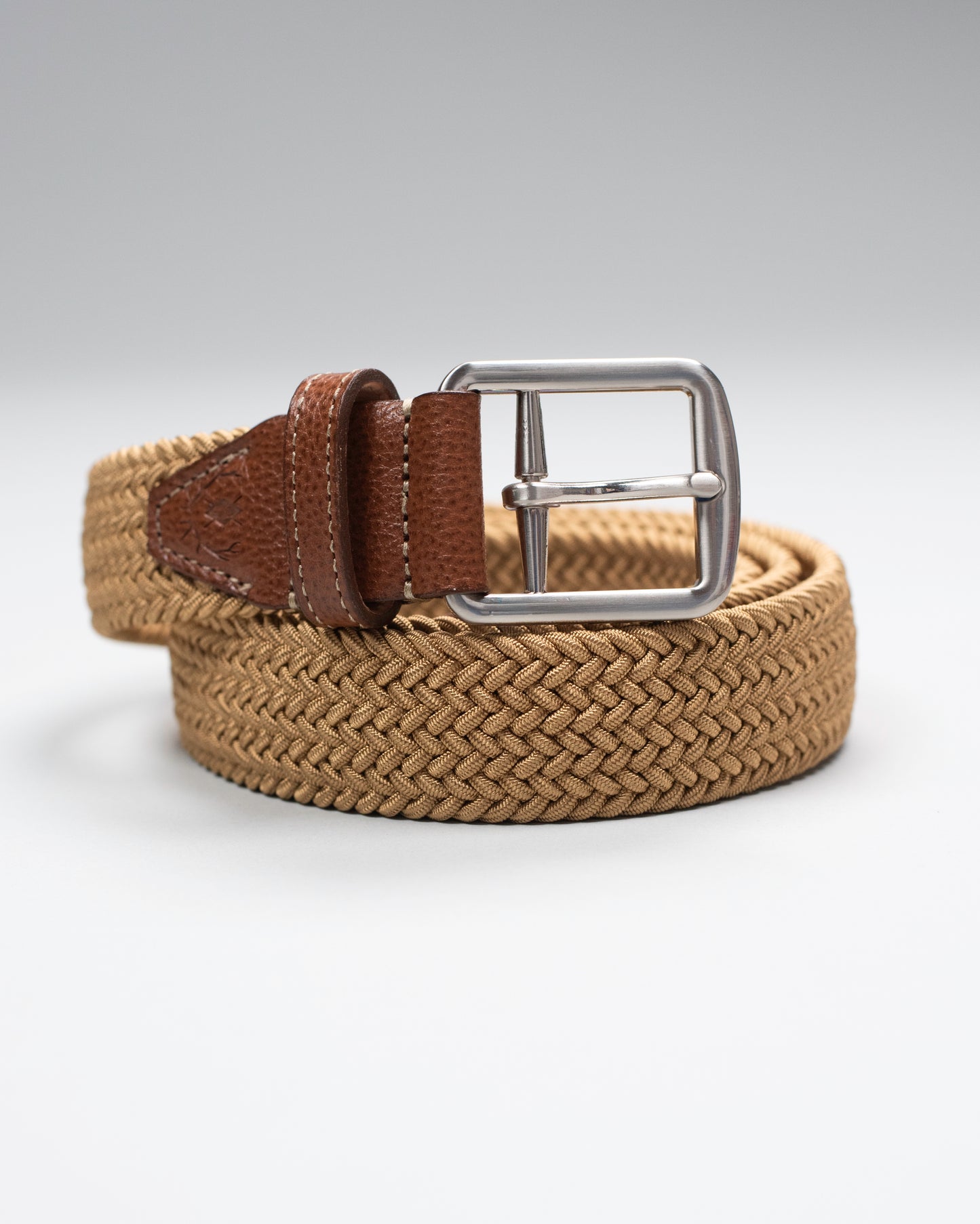 martin dingman khaki stretch belt