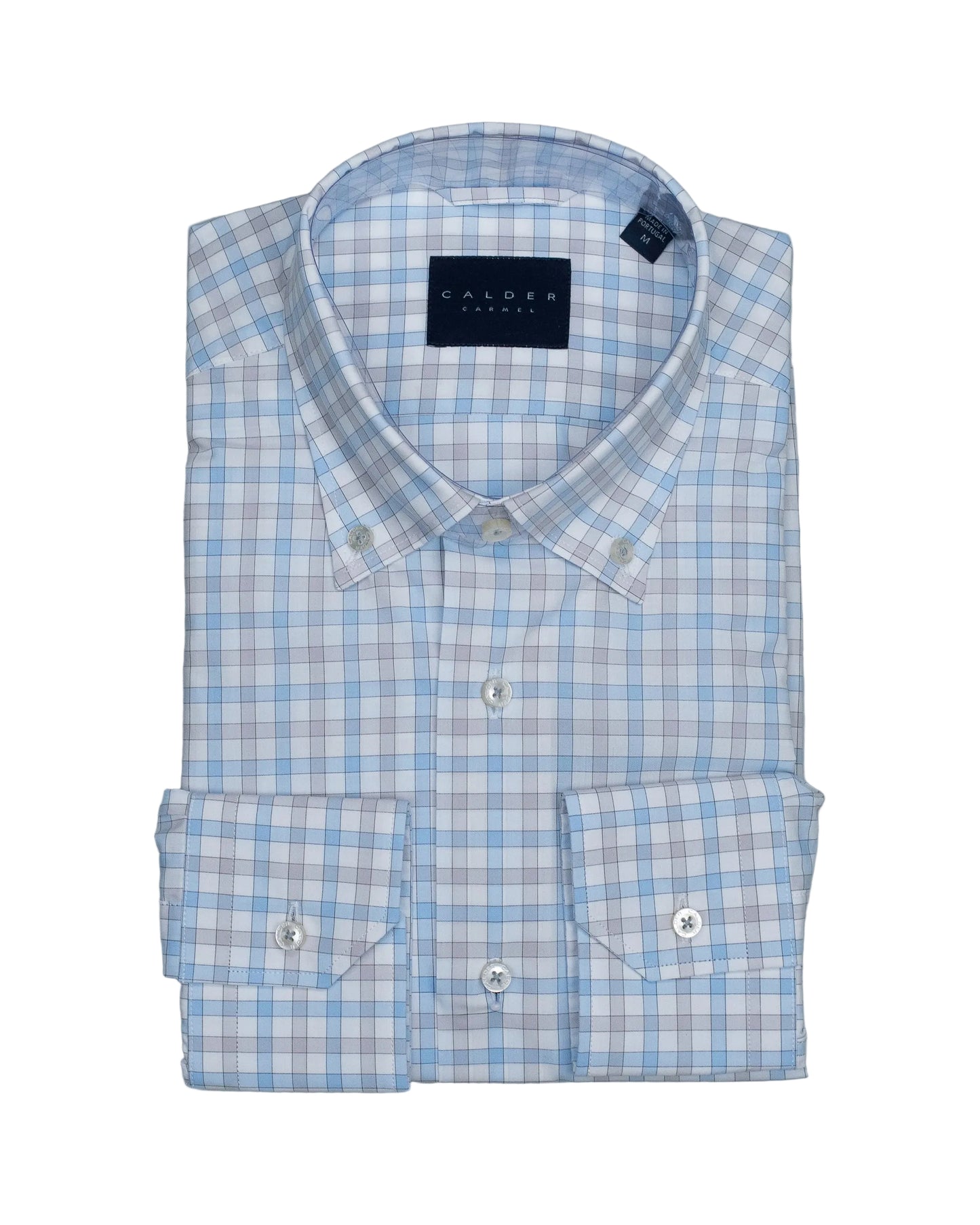 calder blue check shirt