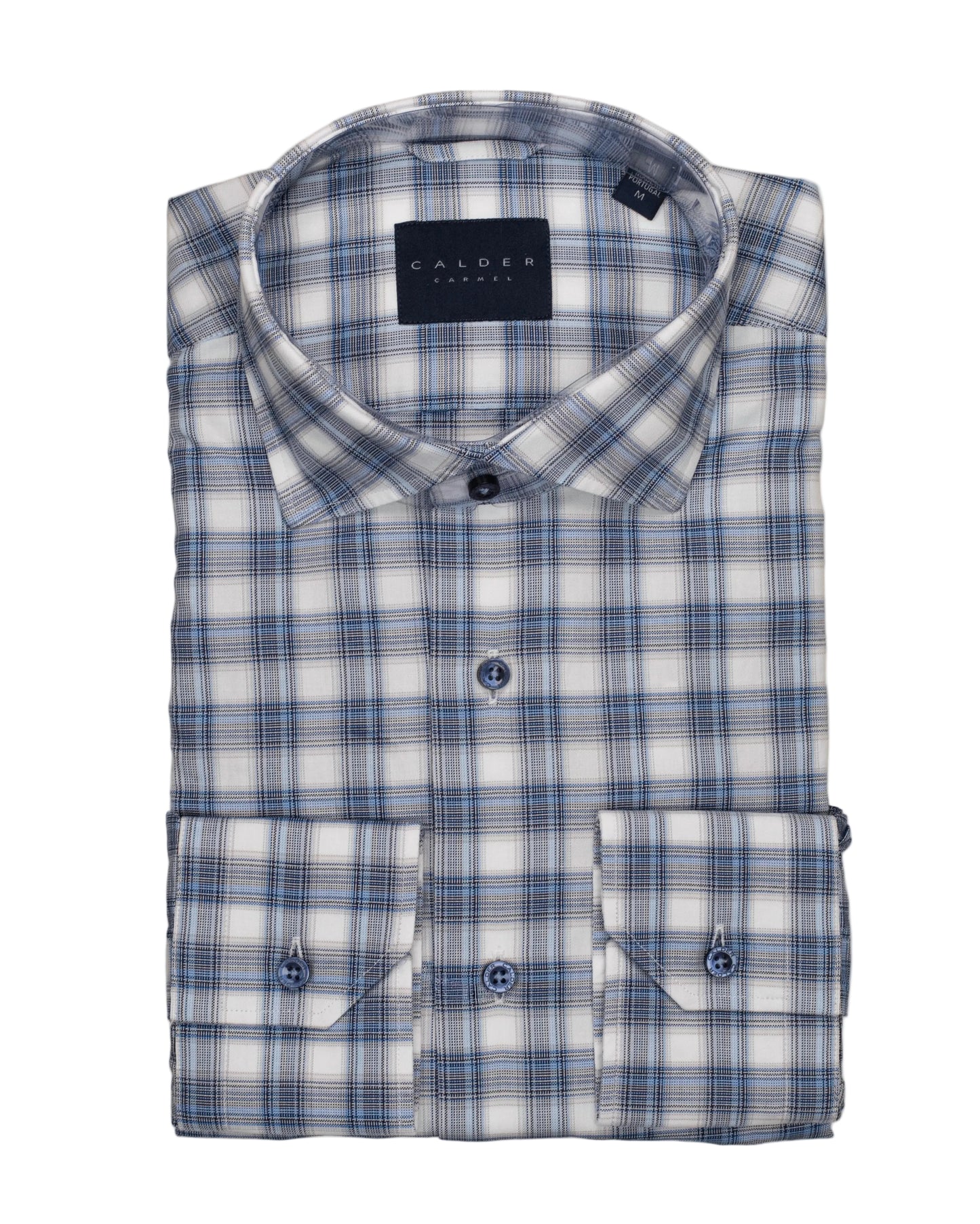calder white plaid shirt