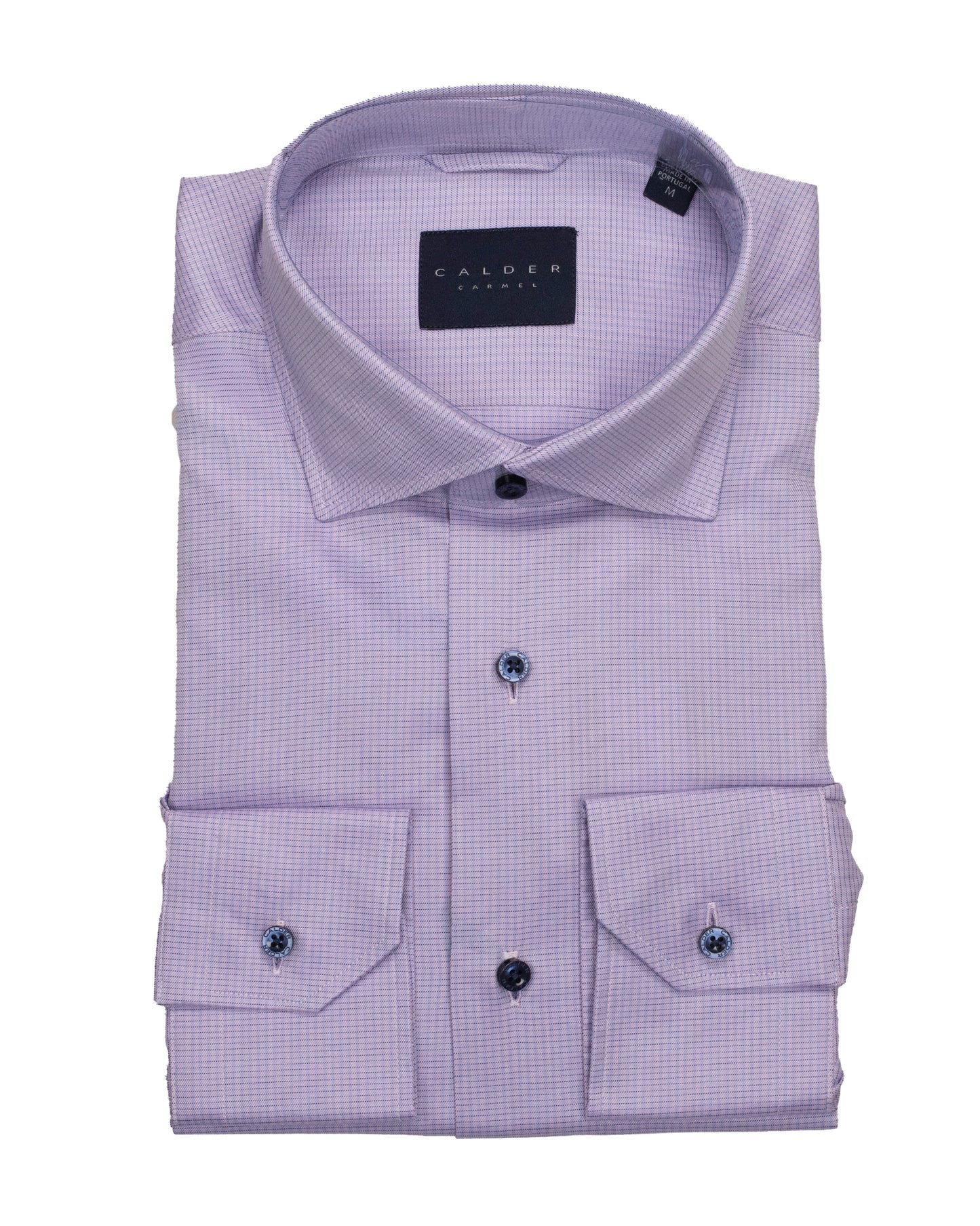 calder lilac mini check shirt