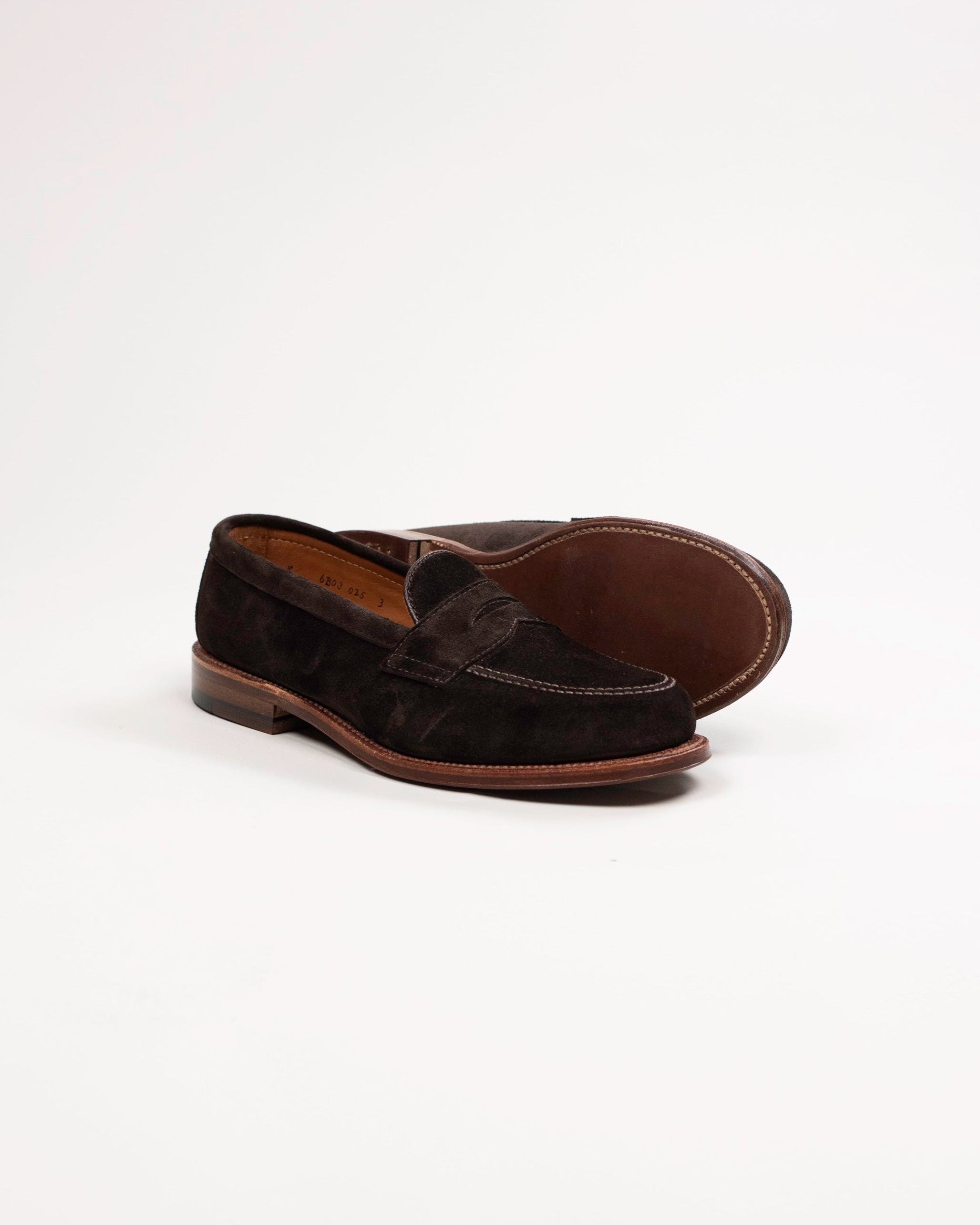 alden 6176F penny loafer – khakis of carmel