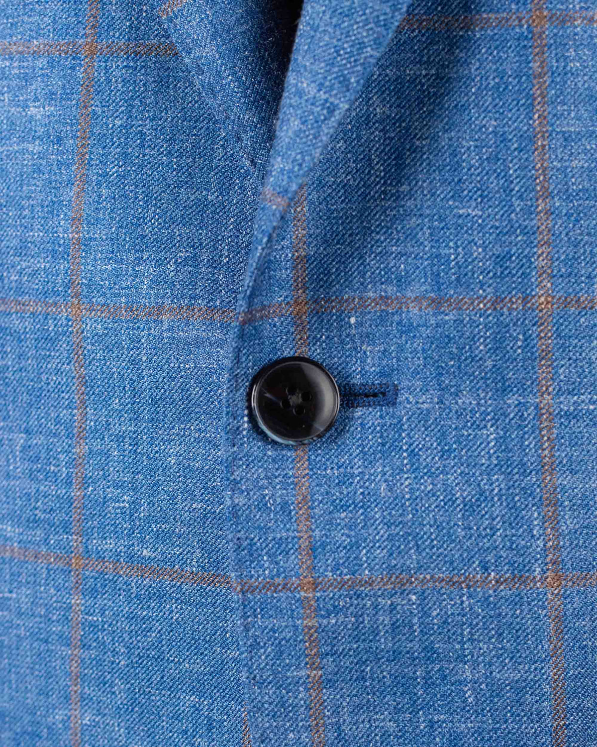 lbm blue and brown windowpane soft coat