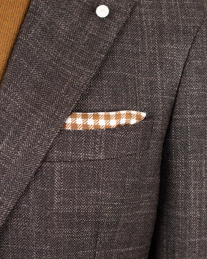lbm brown jersey soft coat