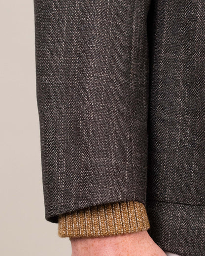 lbm brown jersey soft coat